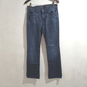 7 For All Mankind | High Waist Bootcut Dark Blue Jeans